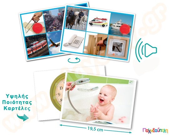 Εκπαιδευτικό Παιχνίδι 25 ήχοι με δραστηριότητες στο σπίτι και στην πόλη