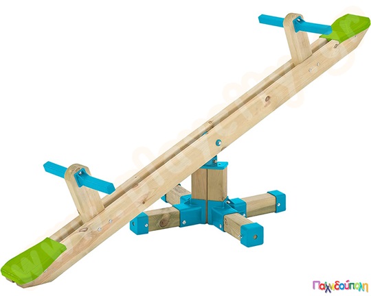 Ξύλινη περιστροφική Τραμπάλα Seesaw