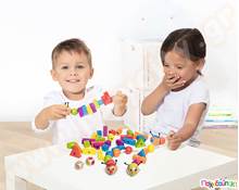 Παιχνίδι Συνδυασμού Rondo vario, η χαρούμενη κάμπια  Εκπαιδευτικά Παιχνίδια με Σχήματα - Μεγέθη - Χρώματα