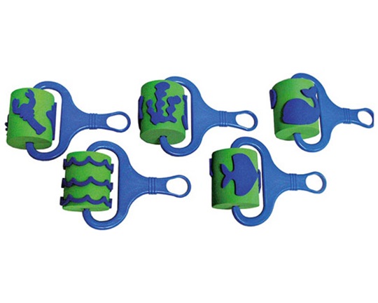 Αφρώδη Ρολά Βαφής Θαλάσσιος Κόσμος