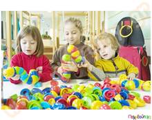 Παιχνίδι Κατασκευών Πολύχρωμο σκουληκάκι  Πλαστικά Παιχνίδια Κατασκευών - Οικοδομικό Υλικό