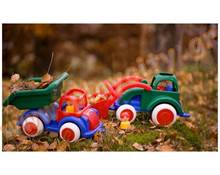 Κουβάς με 18 οχήματα  Άθραυστα Παιδικά Οχήματα