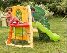 Πλαστική τσουλήθρα Αναρριχητής Ζούγκλας Little Tikes  Συστήματα Αναρρίχησης με Τσουλήθρα