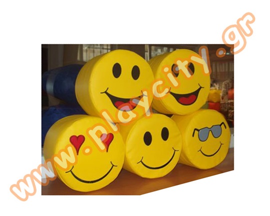 Σκαμπό Πουφ Φατσούλες με κέντημα 25χ15 cm