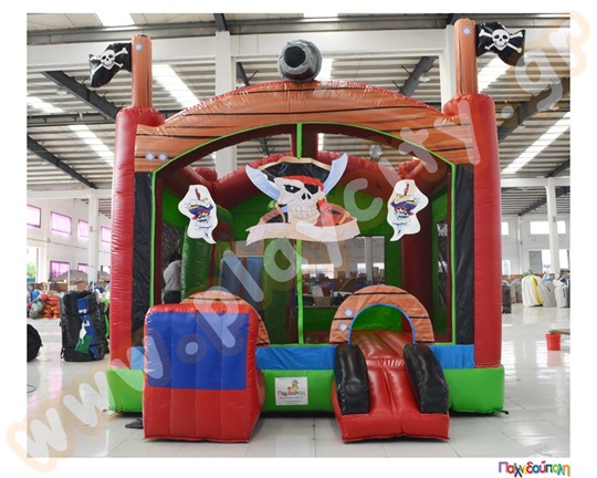 Φουσκωτό Παιχνίδι Πειρατικό Κάστρο (με 1 blower)