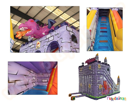 Φουσκωτό Παιχνίδι Τσουλήθρα του Δράκου (με 2 blower)