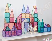 Μαγνητικά τουβλάκια κατασκευών Connetix Pastel Starter Pack Σετ 64 τεμάχια  Μαγνητικά Παιχνίδια Κατασκευών