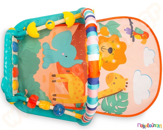 Εκπαιδευτικό χαλάκι δραστηριοτήτων τιρκουάζ