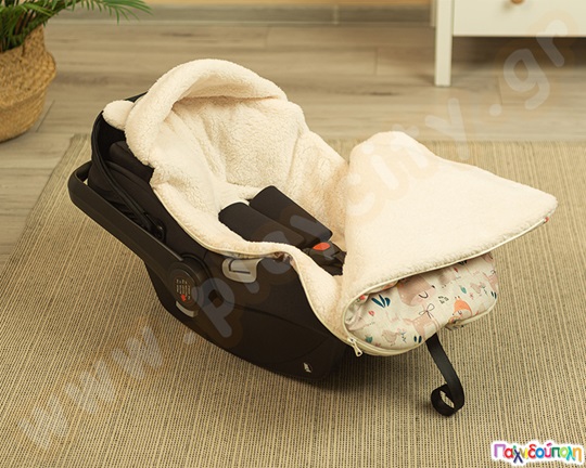 Υπνόσακος - Ποδόσακος καροτσιού ζωάκια