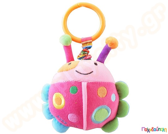 Λούτρινο παιχνίδι πασχαλίτσα Baby Mix