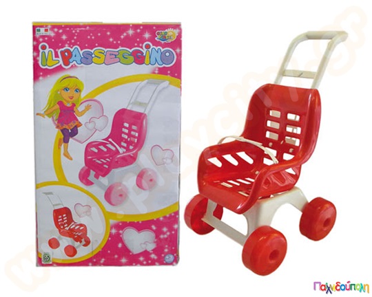 Καρότσι κούκλας πλαστικό