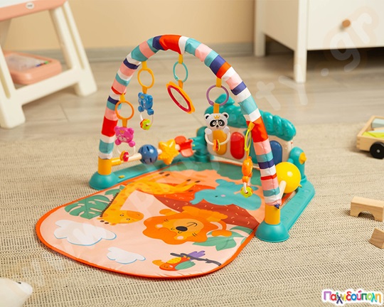 Εκπαιδευτικό χαλάκι δραστηριοτήτων τιρκουάζ