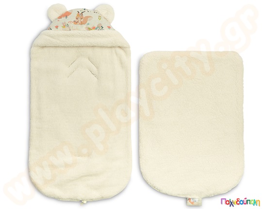 Υπνόσακος - Ποδόσακος καροτσιού ζωάκια