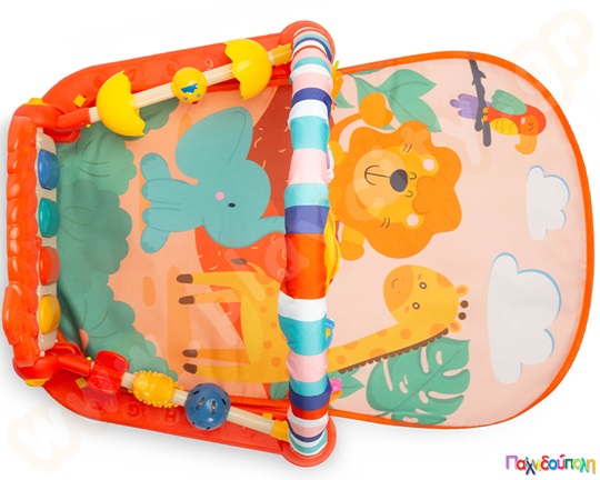 Εκπαιδευτικό χαλάκι δραστηριοτήτων πορτοκαλί